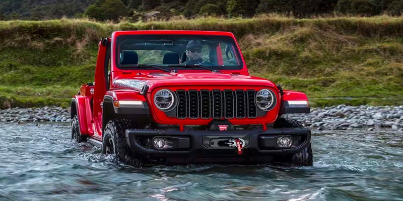 2024 Jeep Wrangler Driving Through Water