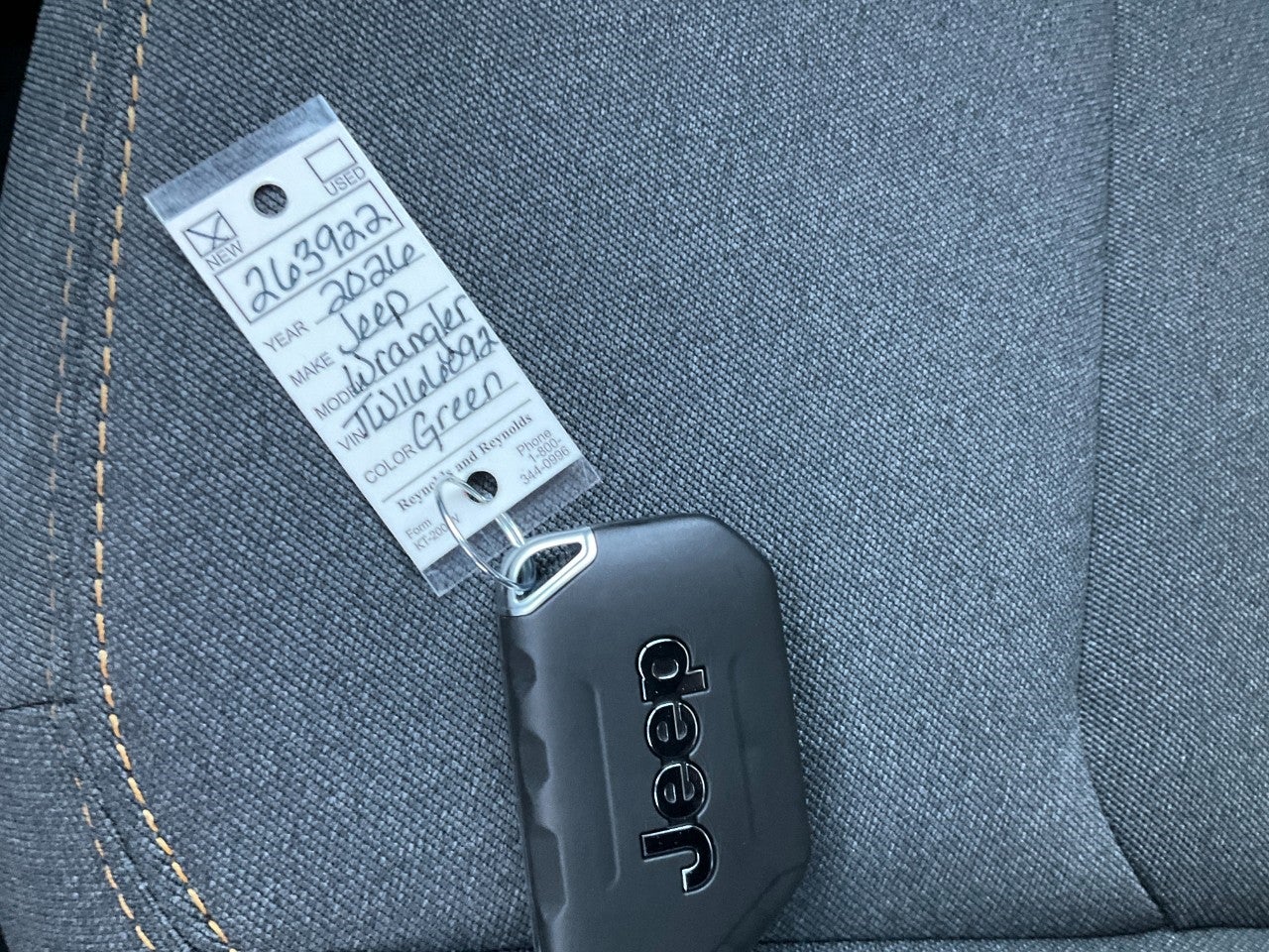 2026 Jeep Wrangler WRANGLER 2-DOOR SPORT S