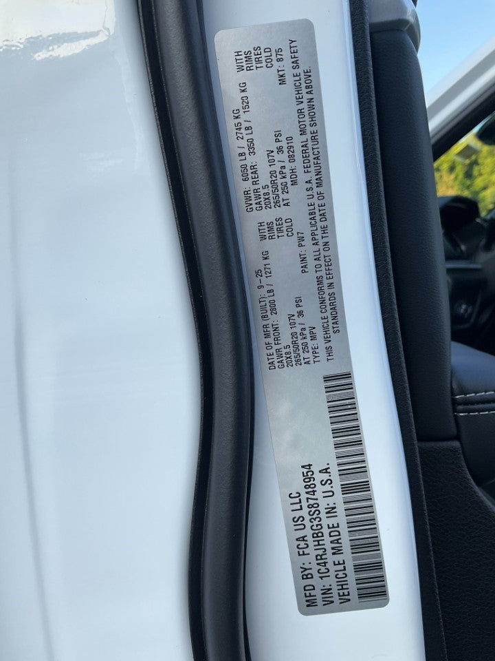 2025 Jeep Grand Cherokee GRAND CHEROKEE LIMITED 4X4