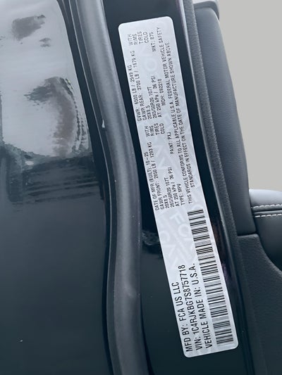 2025 Jeep Grand Cherokee GRAND CHEROKEE L LIMITED 4X4