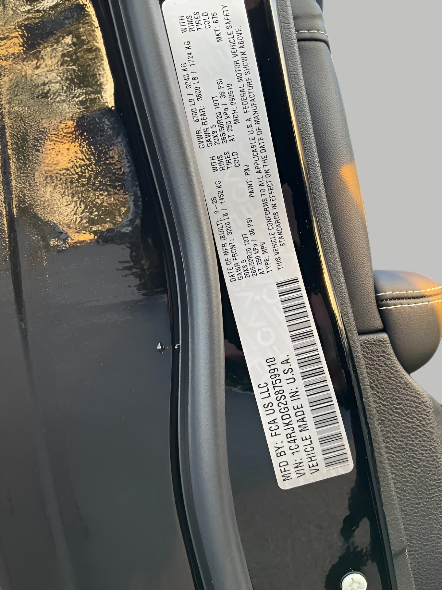 2025 Jeep Grand Cherokee GRAND CHEROKEE L OVERLAND 4X4