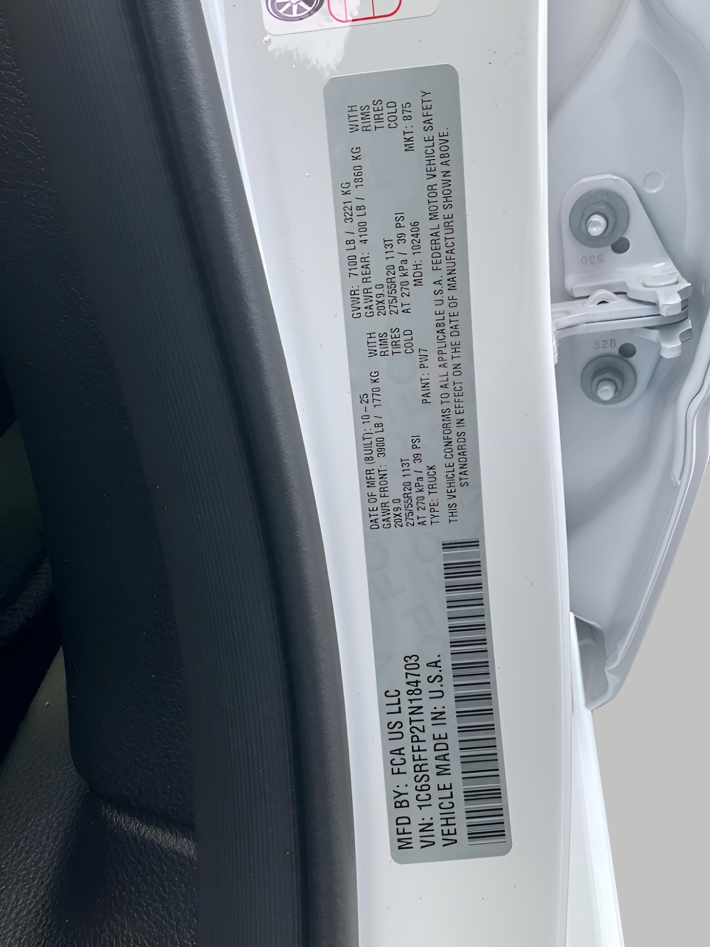 2026 RAM Ram 1500 RAM 1500 BIG HORN CREW CAB 4X4 5'7' BOX