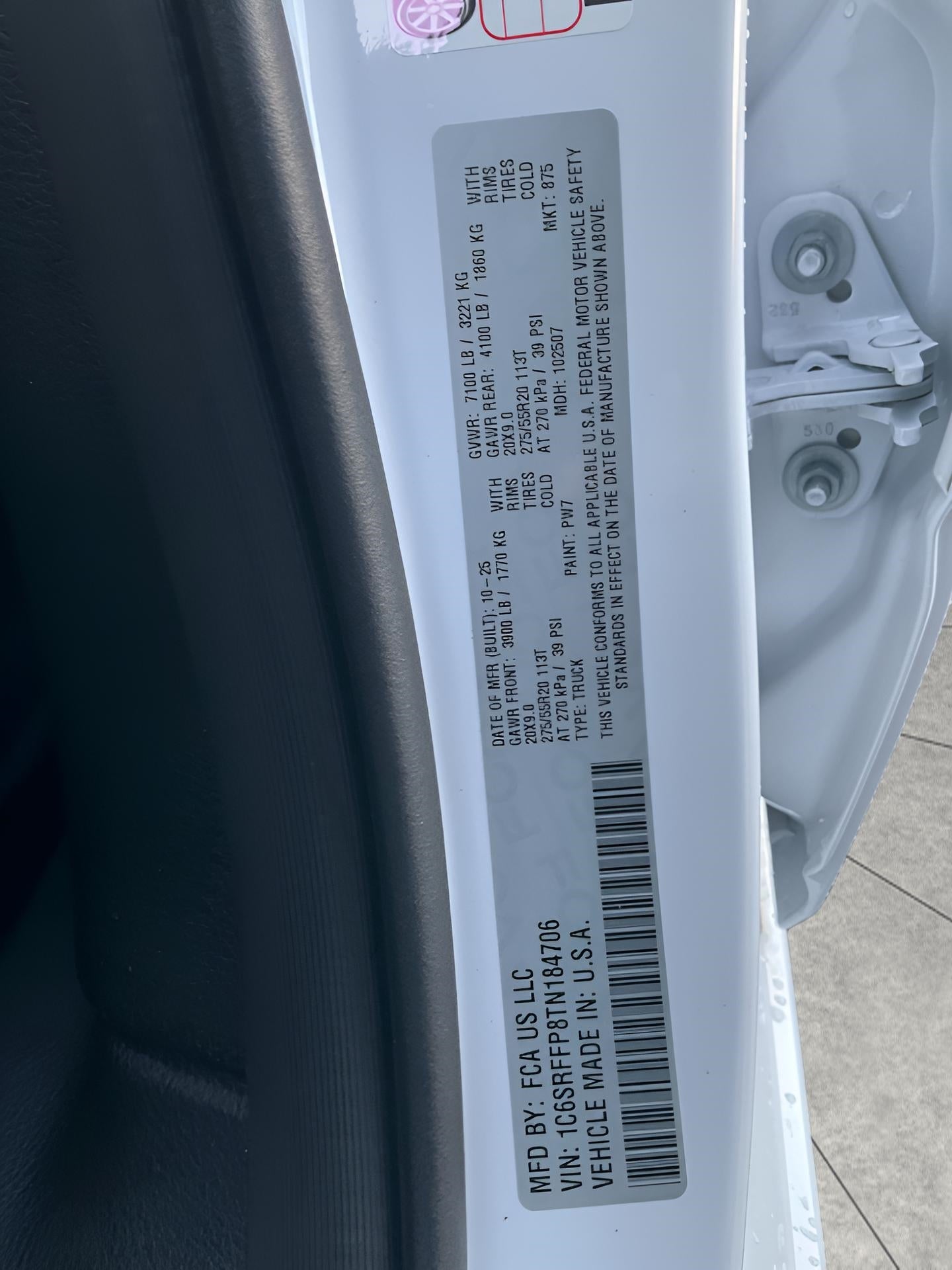 2026 RAM Ram 1500 RAM 1500 BIG HORN CREW CAB 4X4 5'7' BOX