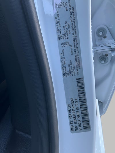 2026 RAM Ram 1500 RAM 1500 BIG HORN CREW CAB 4X4 5'7' BOX