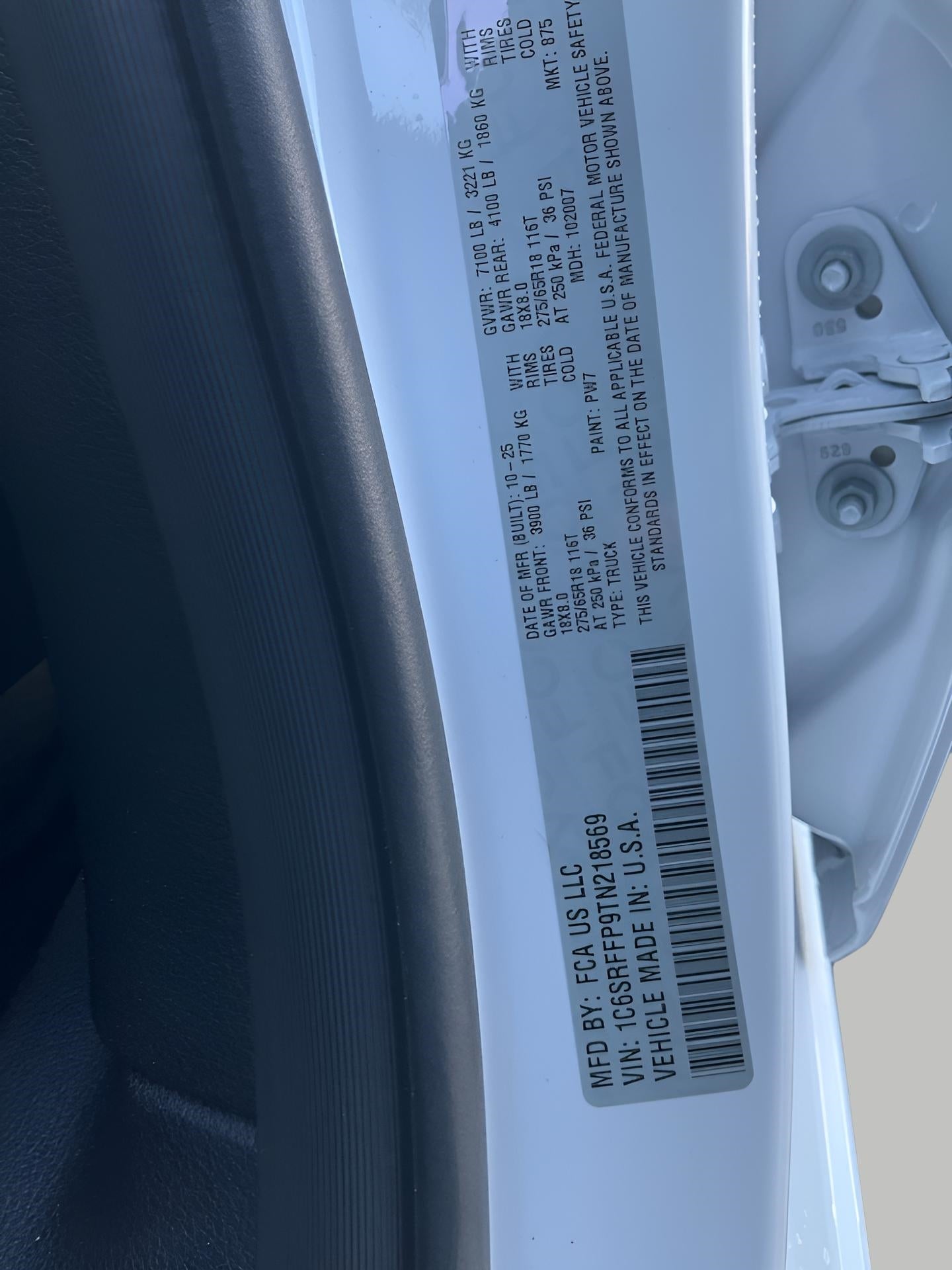 2026 RAM Ram 1500 RAM 1500 BIG HORN CREW CAB 4X4 5'7' BOX