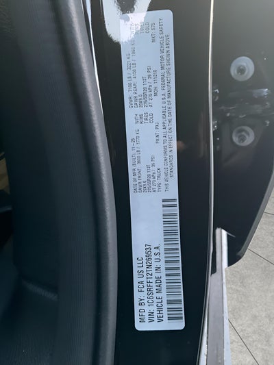 2026 RAM Ram 1500 RAM 1500 BIG HORN CREW CAB 4X4 5'7' BOX