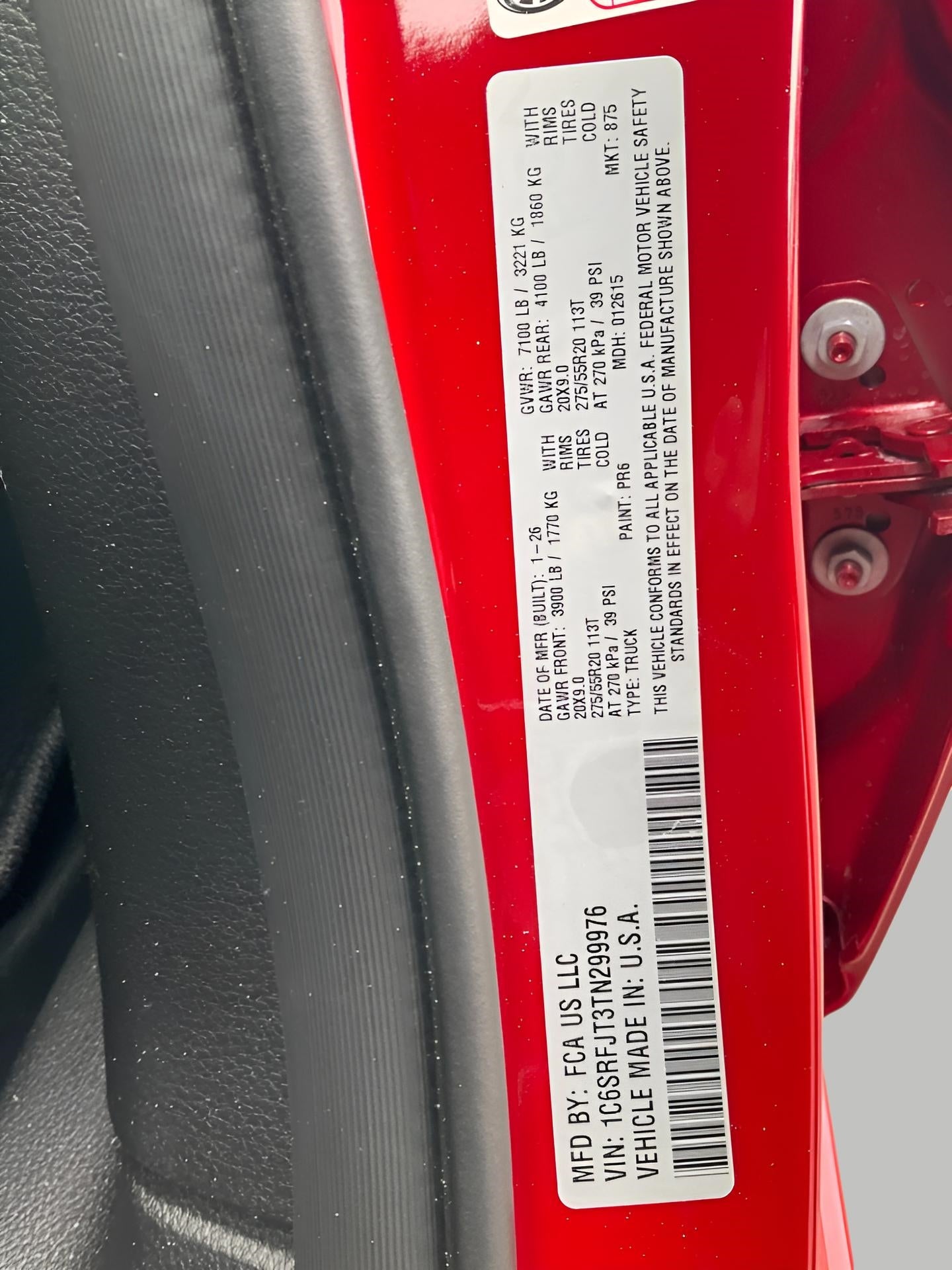 2026 RAM Ram 1500 RAM 1500 LARAMIE CREW CAB 4X4 5'7' BOX