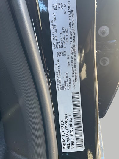 2026 RAM Ram 1500 RAM 1500 LARAMIE CREW CAB 4X4 5'7' BOX