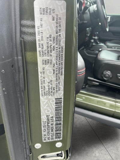 2023 Jeep Wrangler 2-Door Rubicon 4x4
