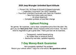 2020 Jeep Wrangler Unlimited Sport Altitude 4x4