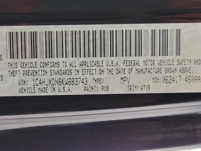 2019 Jeep Wrangler Unlimited Sport S 4x4