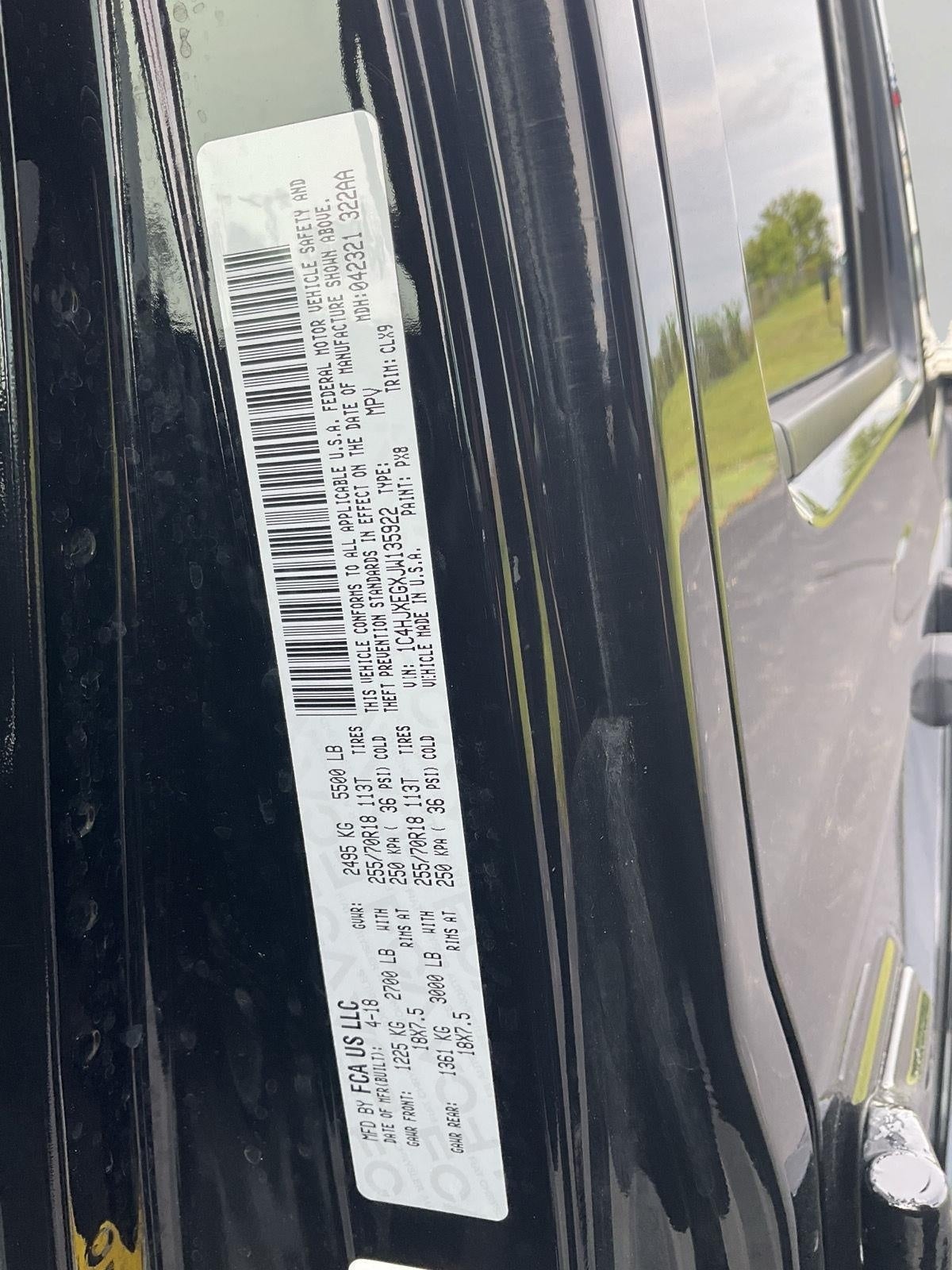 2018 Jeep Wrangler Unlimited Sahara 4x4