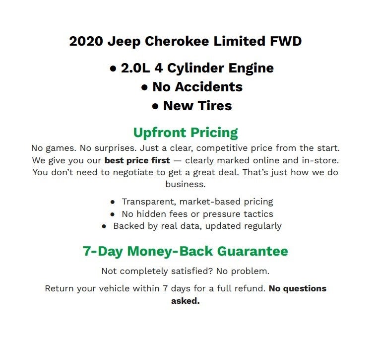 2020 Jeep Cherokee Limited FWD