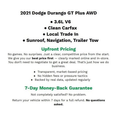 2021 Dodge Durango GT Plus AWD