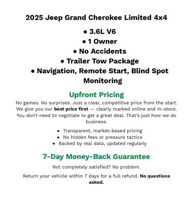 2025 Jeep Grand Cherokee Limited 4x4