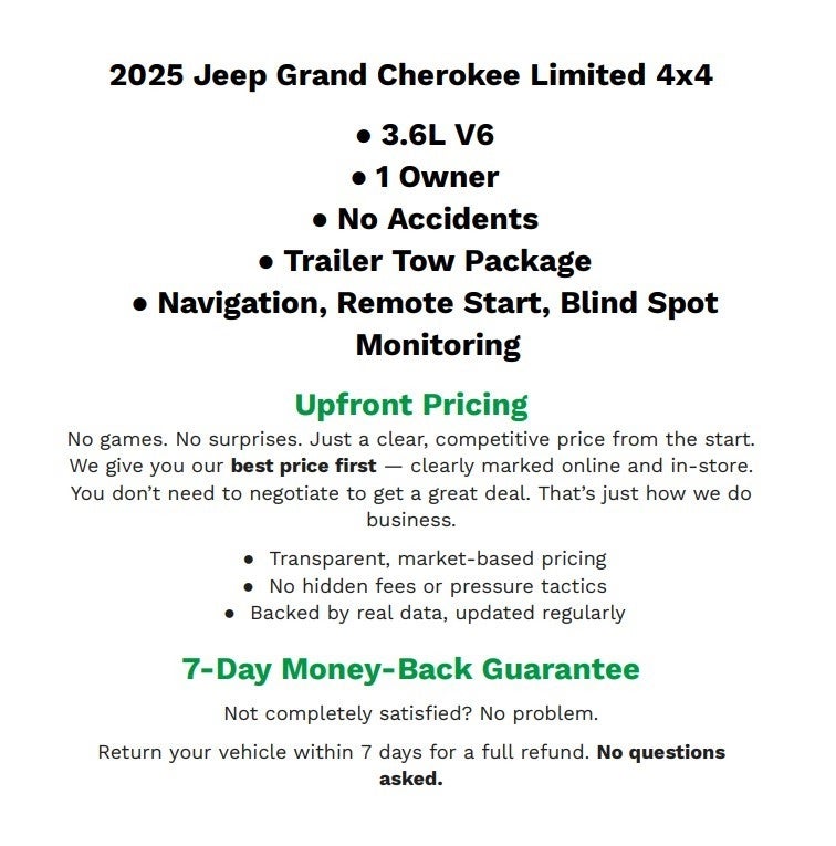 2025 Jeep Grand Cherokee Limited 4x4