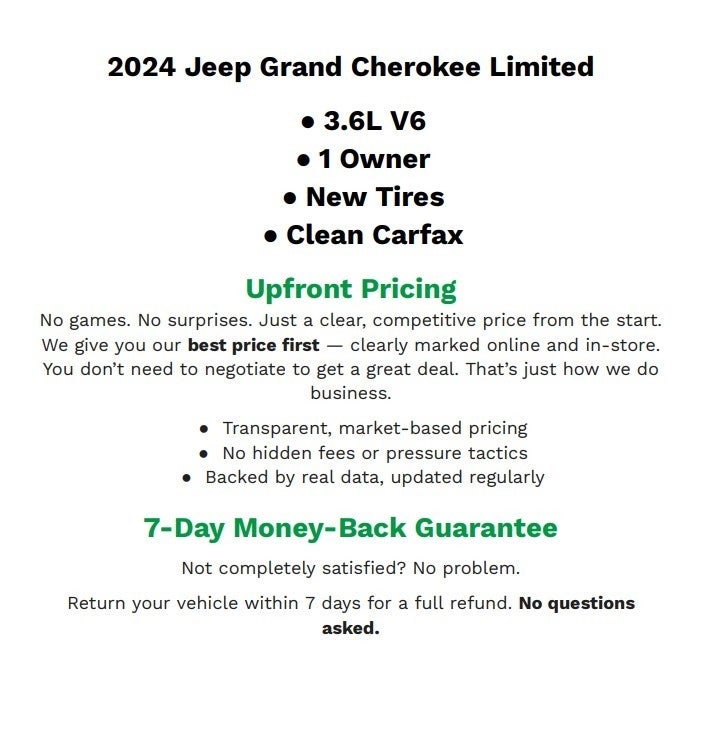 2024 Jeep Grand Cherokee Limited 4x4