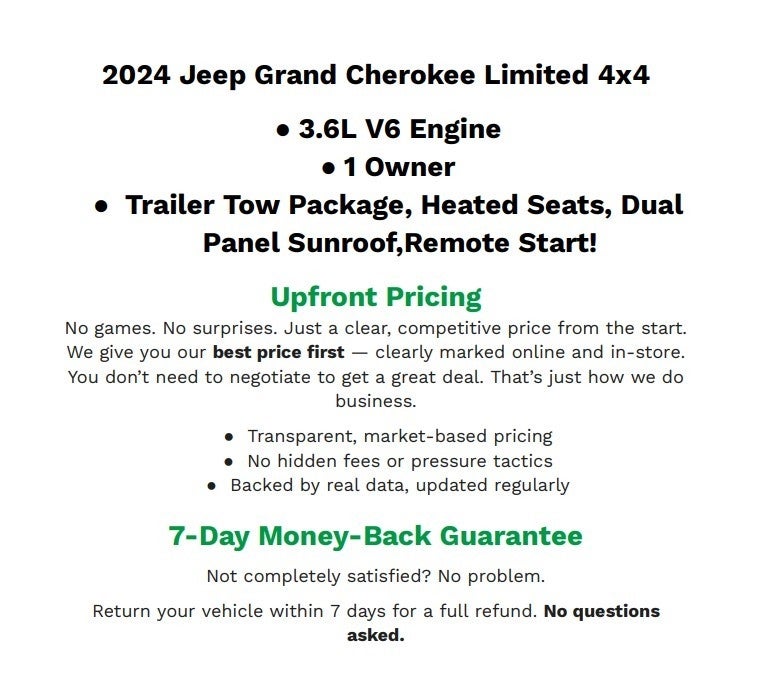 2024 Jeep Grand Cherokee Limited 4x4