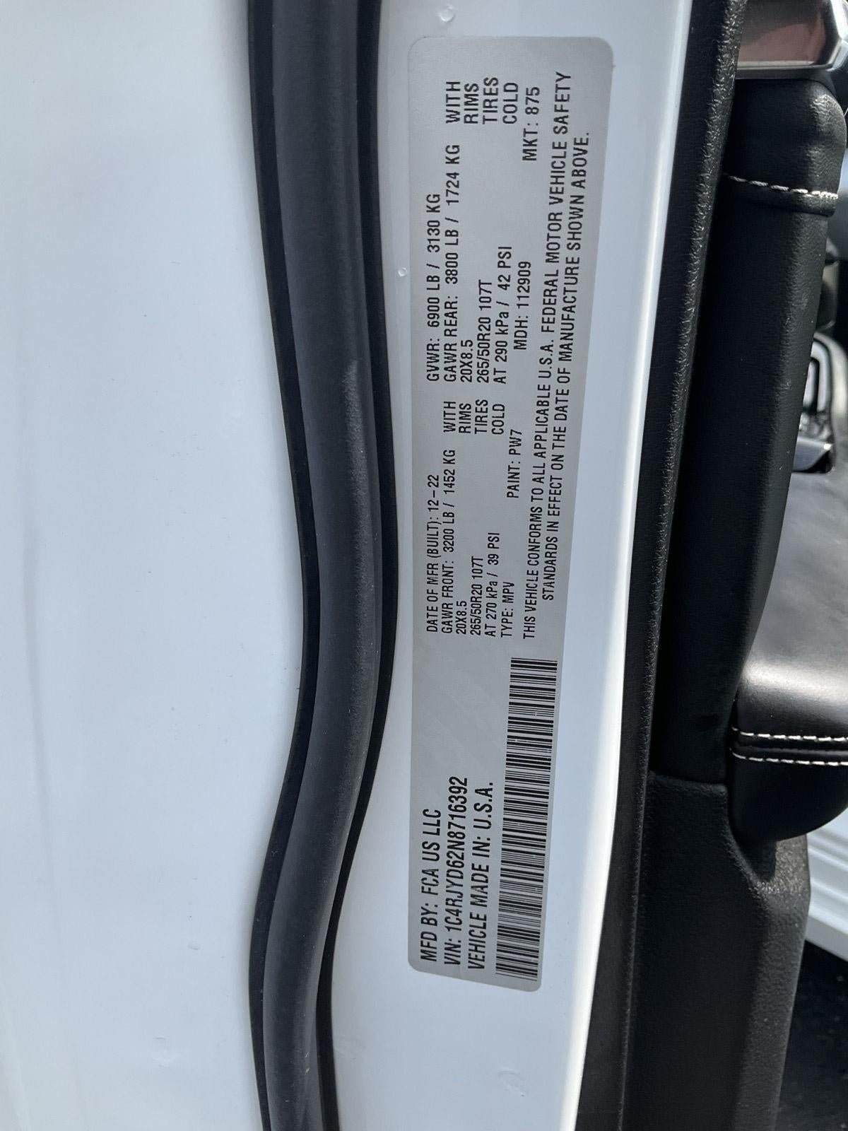 2022 Jeep Grand Cherokee 4xe Overland 4x4