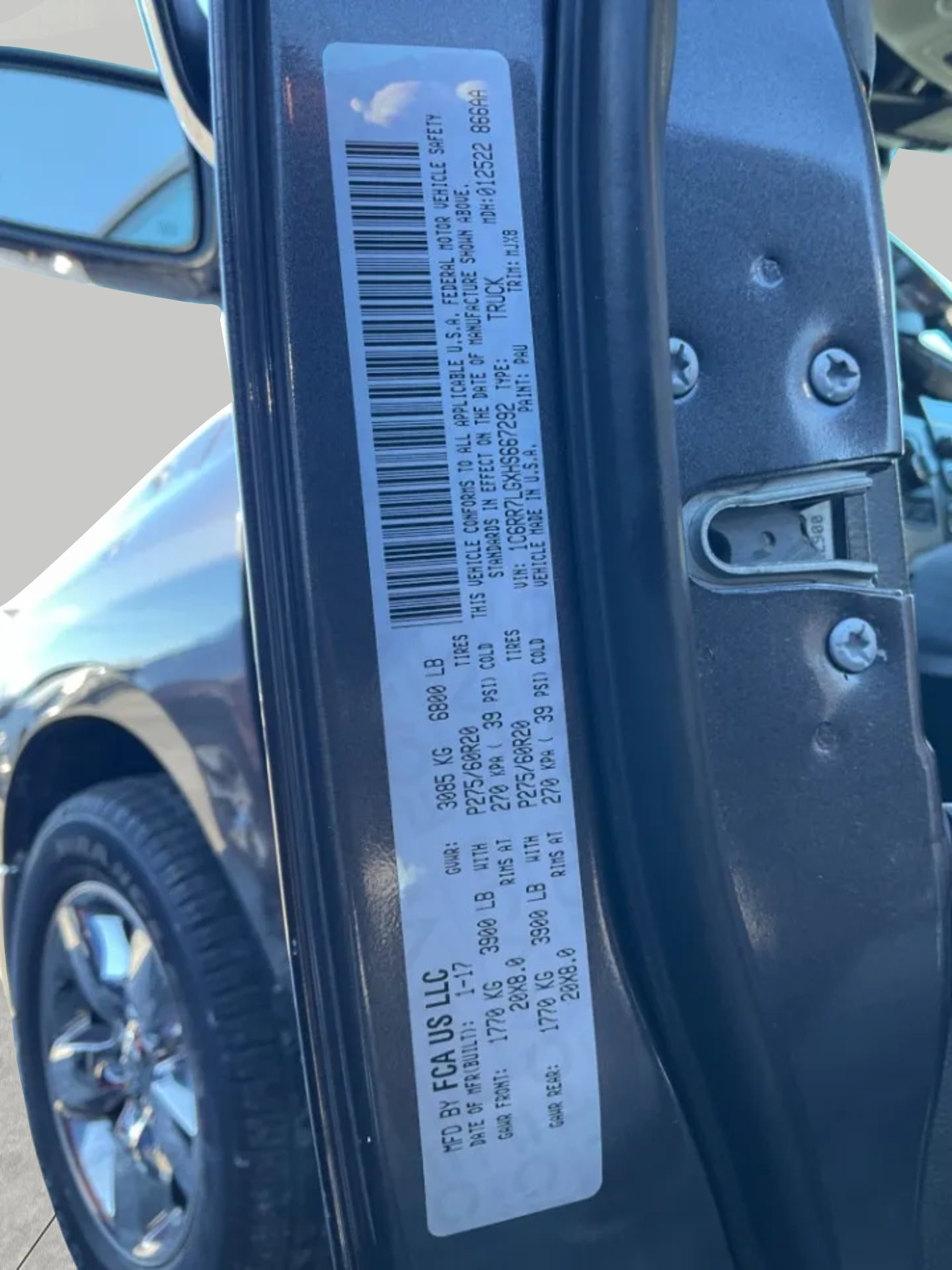 2017 RAM 1500 Big Horn Crew Cab 4x4 5'7' Box