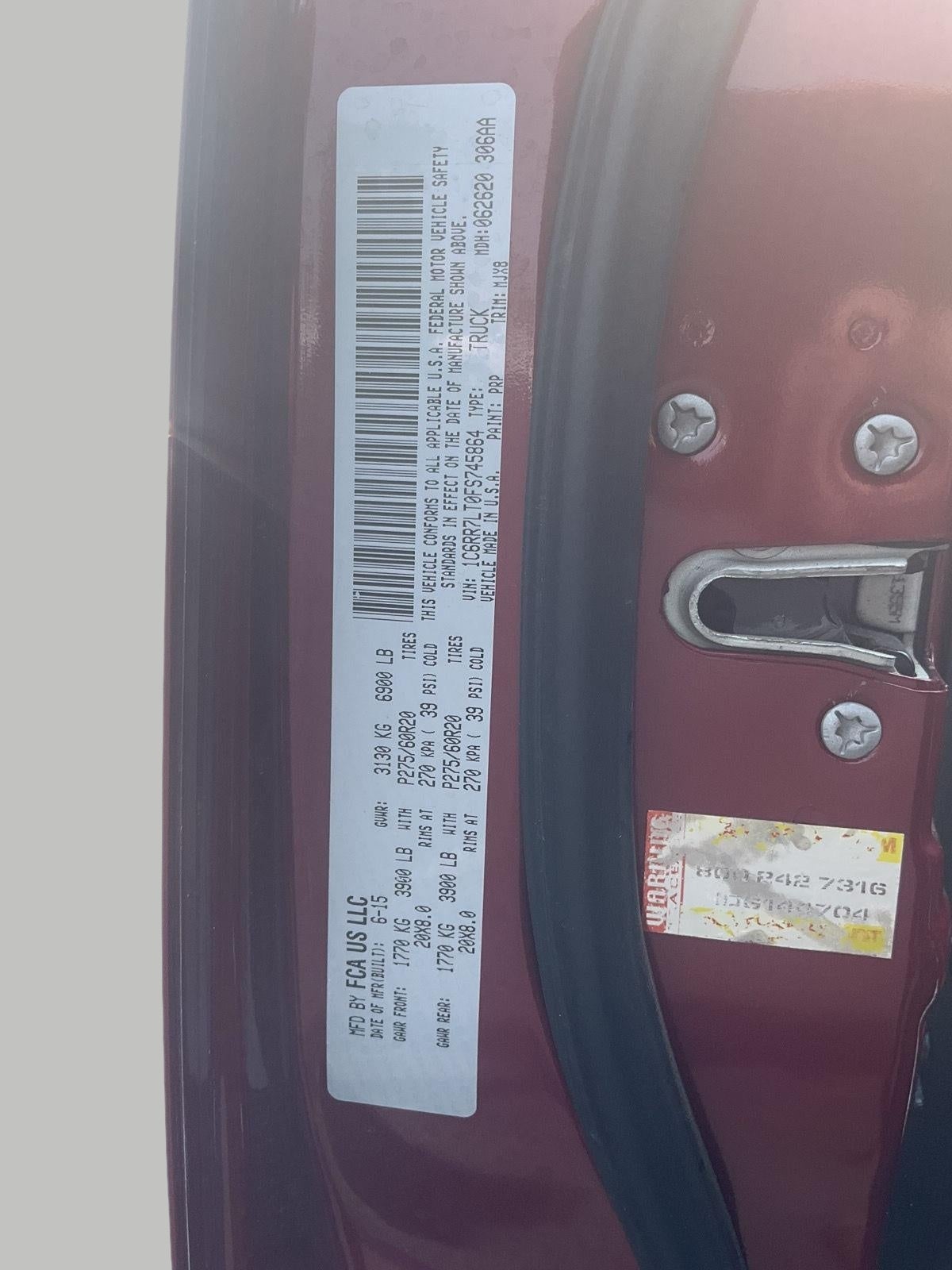 2015 RAM 1500 Big Horn