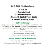 2017 RAM 1500 Longhorn