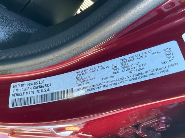 2023 RAM 1500 Big Horn Crew Cab 4x4 5'7' Box