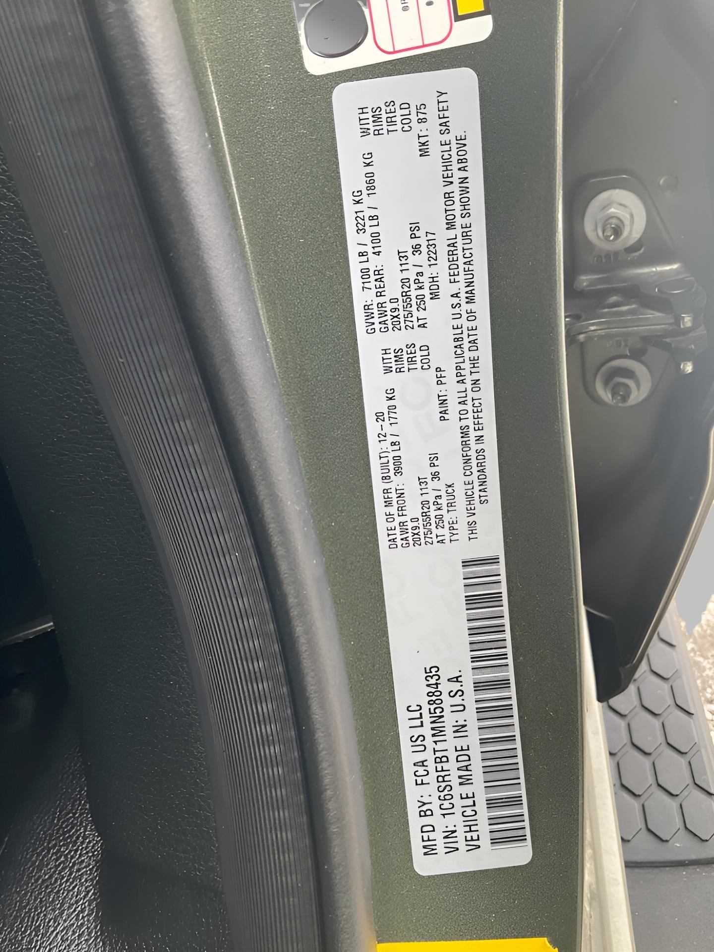 2021 RAM 1500 Big Horn Quad Cab 4x4 6'4' Box