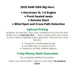 2025 RAM 1500 Big Horn Crew Cab 4x4 5'7' Box