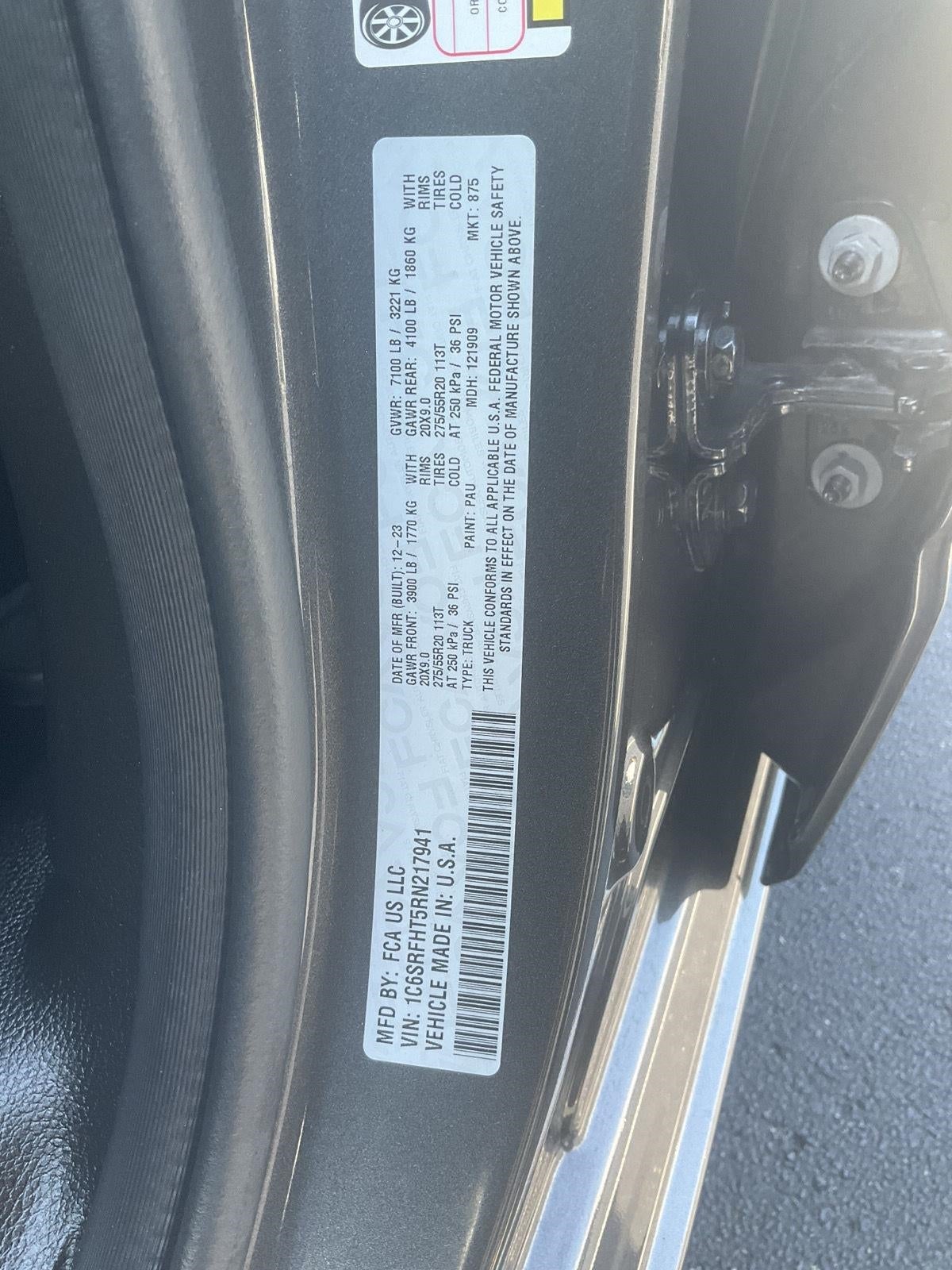 2024 RAM 1500 Limited 4x4 Crew Cab 5'7 Box