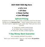 2021 RAM 1500 Big Horn Crew Cab 4x4 6'4' Box