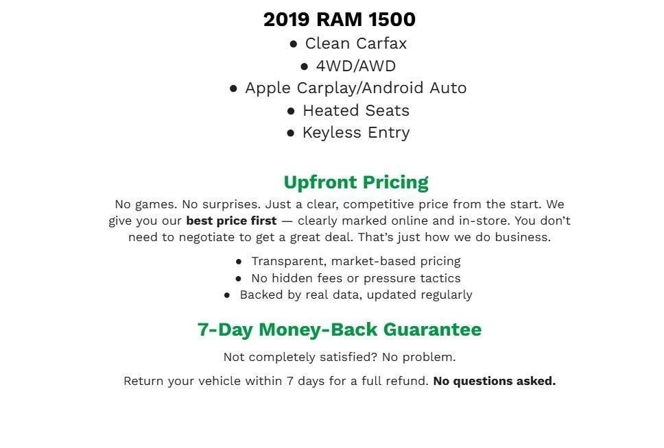 2019 RAM 1500 SPORT