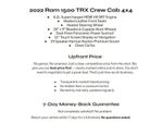 2022 RAM 1500 TRX Crew Cab 4x4 5'7' Box