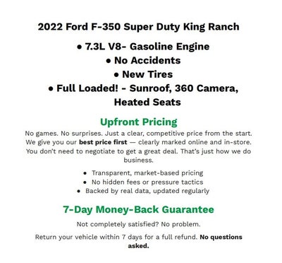 2022 Ford F-350 King Ranch