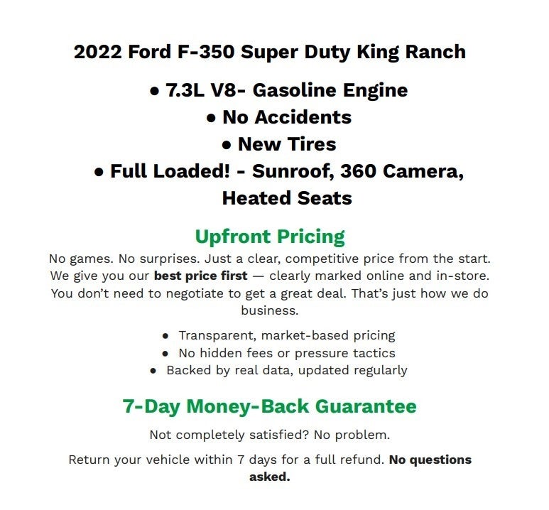 2022 Ford F-350 King Ranch