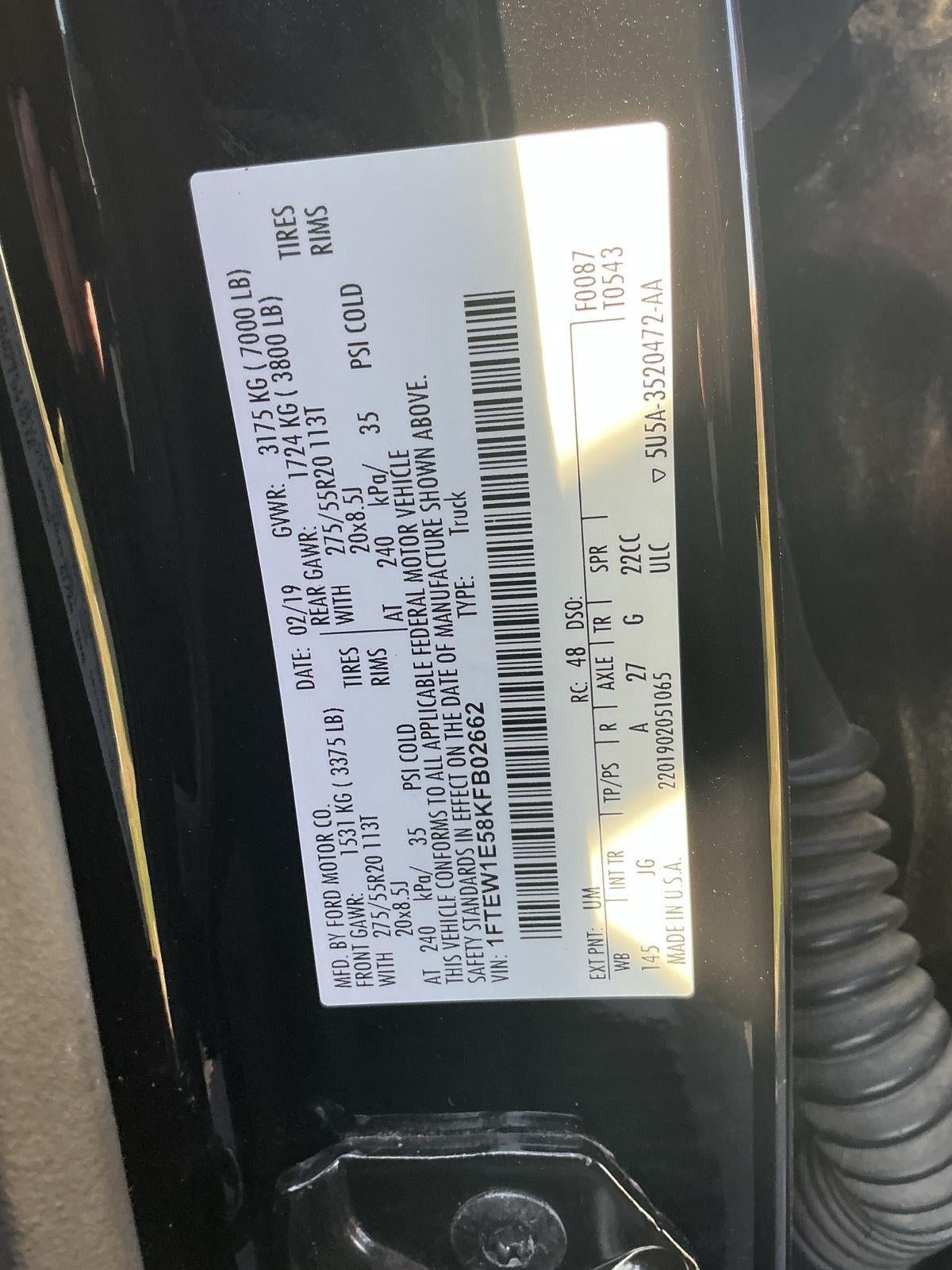 2019 Ford F-150 XL