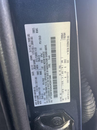 2018 Ford F-150 XL
