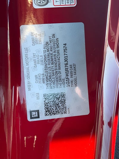 2018 Chevrolet Camaro 2SS