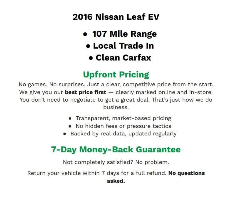 2016 Nissan LEAF SV