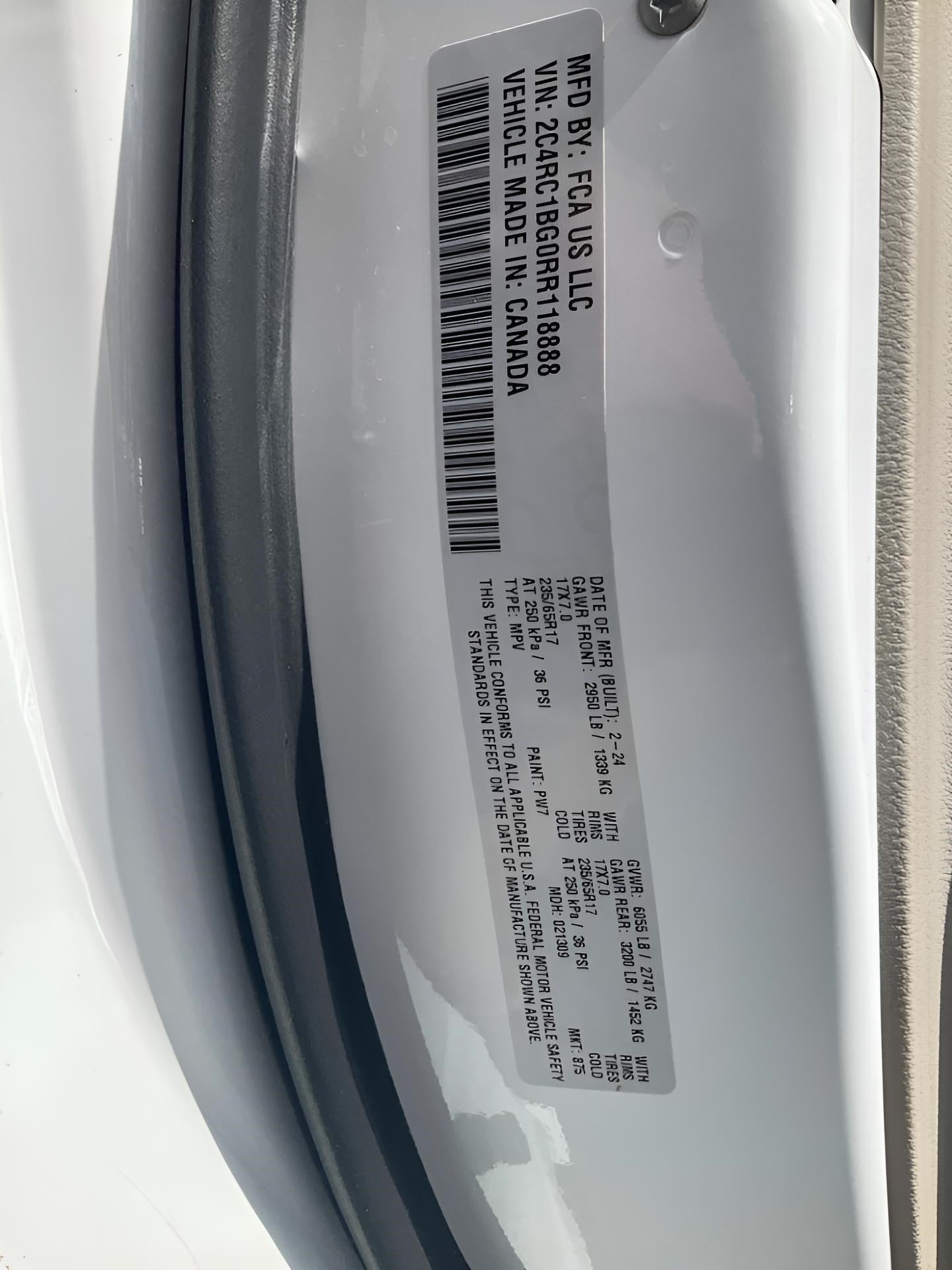 2024 Chrysler Pacifica Touring L