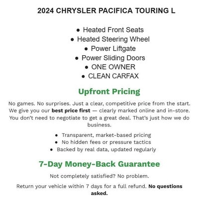 2024 Chrysler Pacifica Touring L