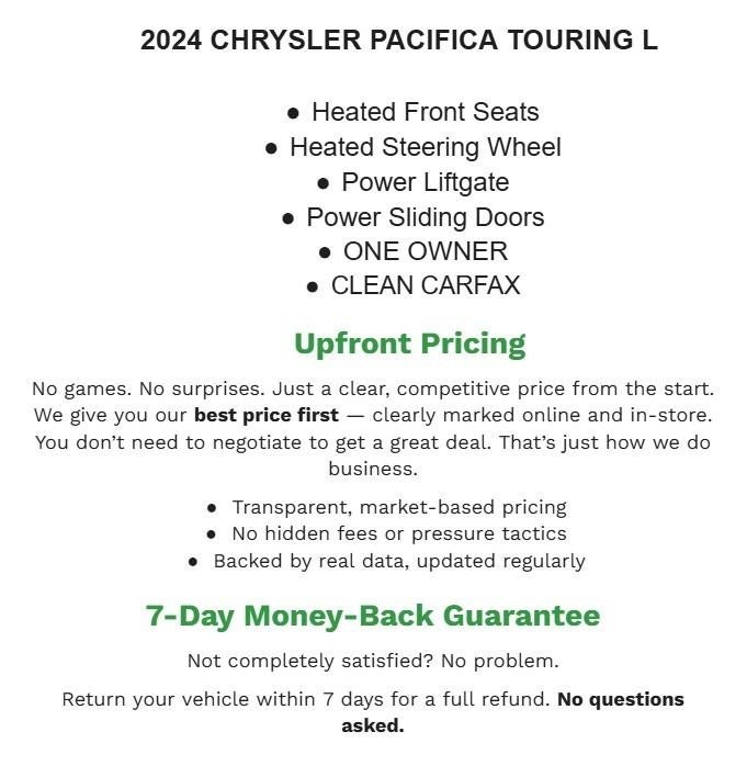 2024 Chrysler Pacifica Touring L