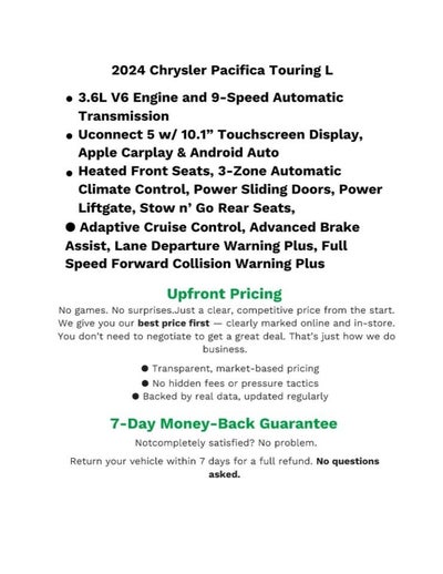2024 Chrysler Pacifica Touring L