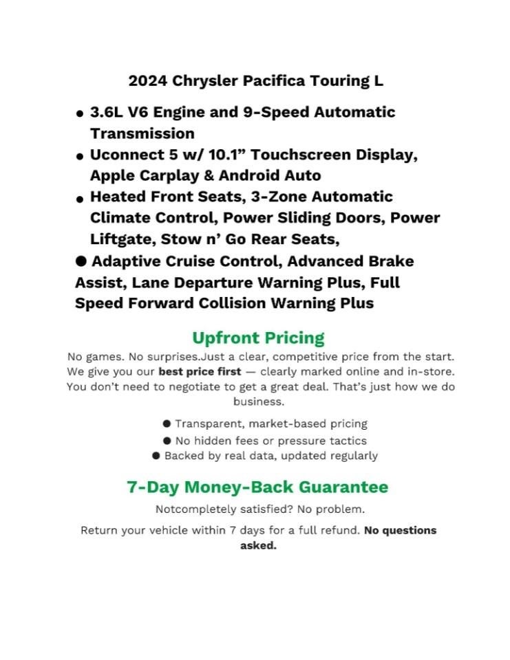2024 Chrysler Pacifica Touring L