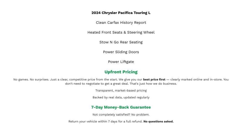 2024 Chrysler Pacifica Touring L