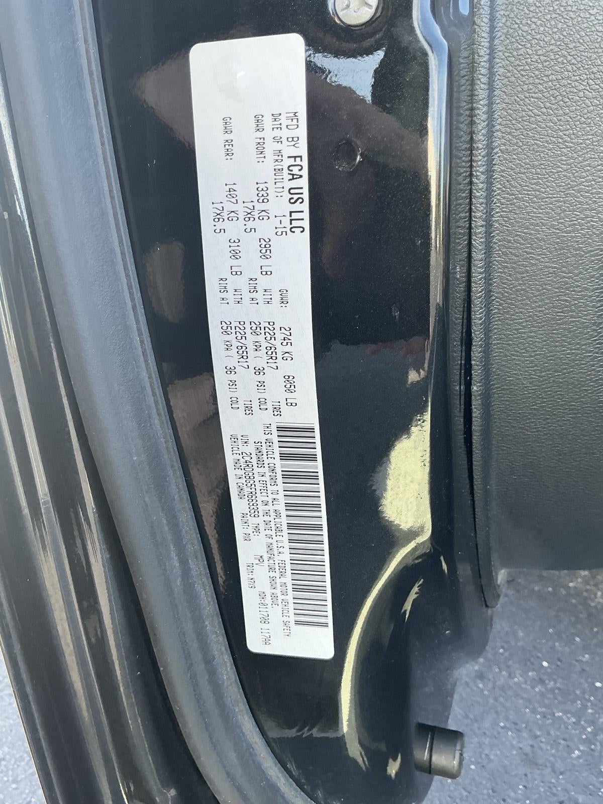 2015 Dodge Grand Caravan SE Plus