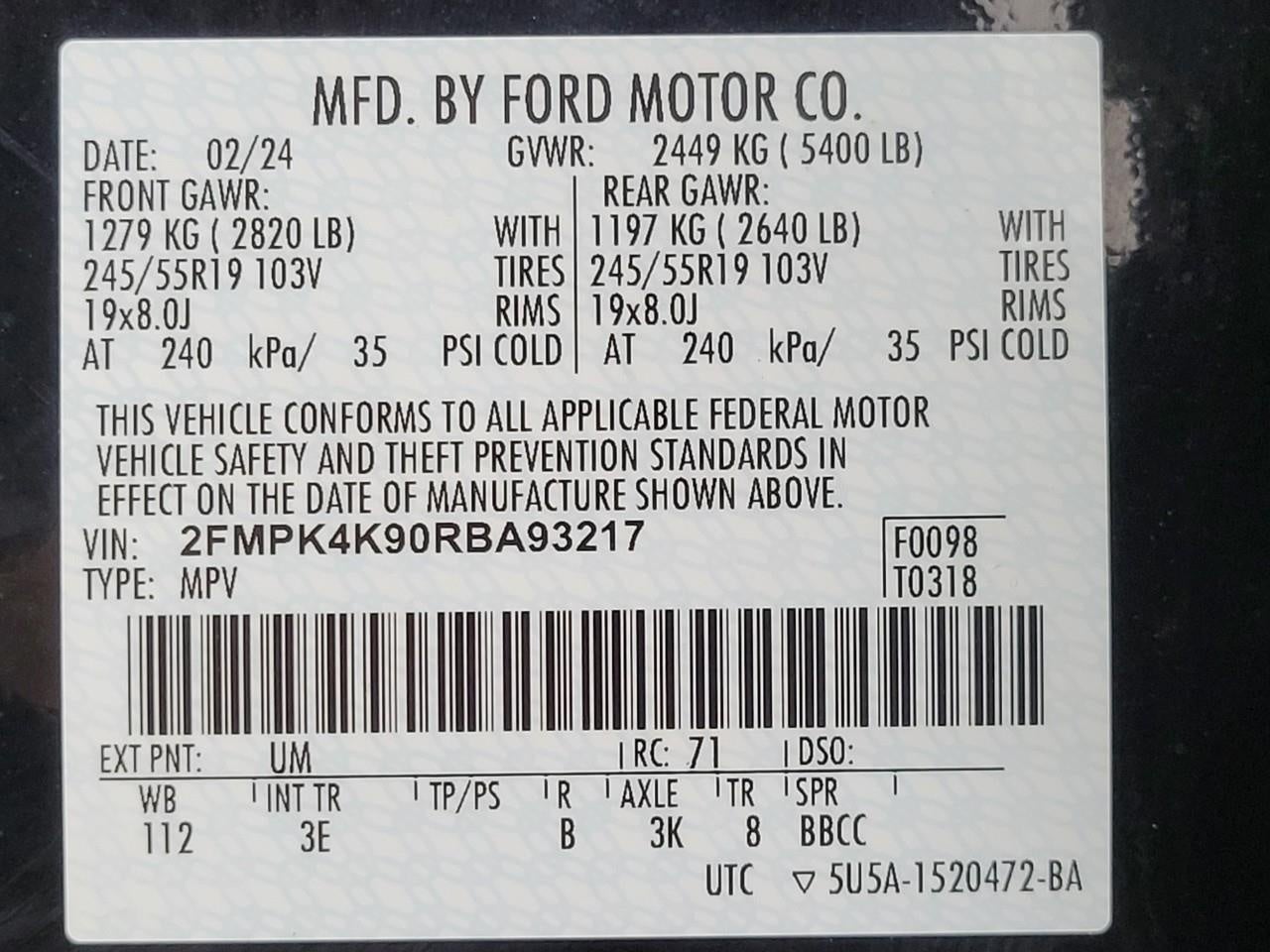 2024 Ford Edge Titanium