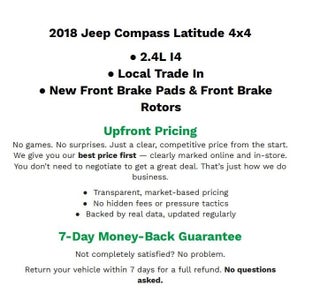 2018 Jeep Compass Latitude 4x4