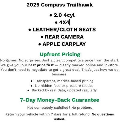 2025 Jeep Compass Trailhawk 4x4