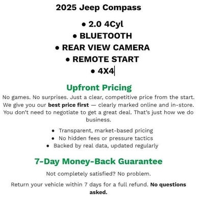 2025 Jeep Compass Trailhawk 4x4